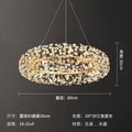 Dandelion crystal chandelier - luxury living room, bedroom, dining room lighting - high-end crystal chandelier - modern creative design for clothing stores