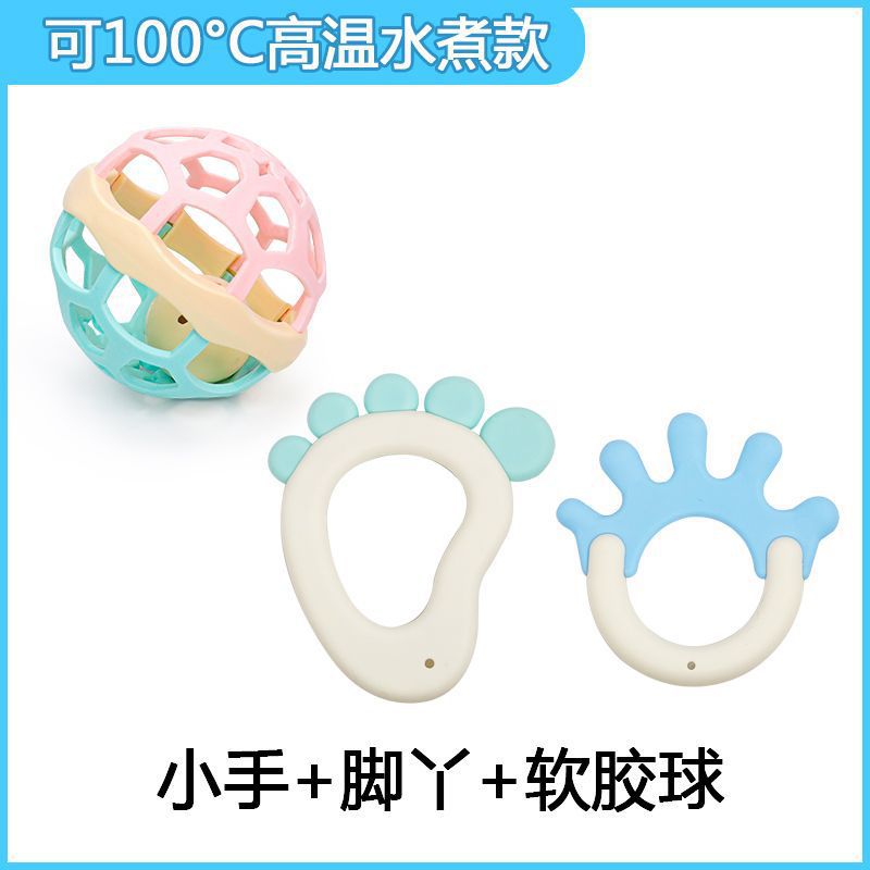 Cross-border export newborn baby toys baby hand rattle boys and girls early education puzzle bell toothpaste bed bell accessories