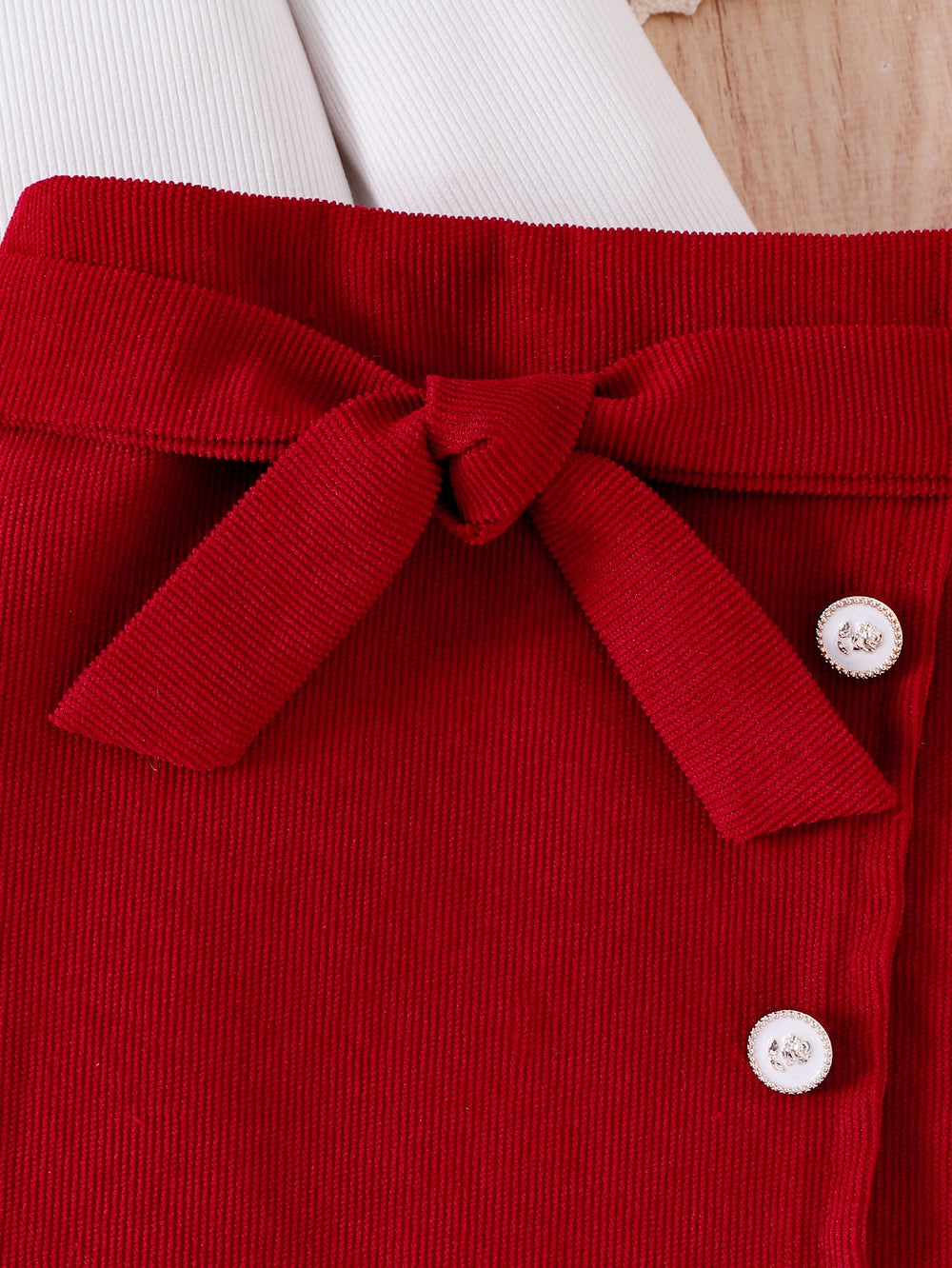Kids clothing cross-border exclusive i  fashion children's clothing new arrival children's white tops short skirt