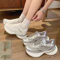 Dad shoes women's 2026 new spring summer thick solebreathable thin mesh easiest for match lightweight sports casual shoes