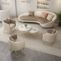 Nordic clothing store sofa simple modern curved internet celebrity shaped creative accessible luxury beauty salon casual store reception