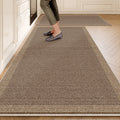 Kitchen floor mat non-slip oil-proof wipeable waterproof pure color stain-resistant mat easy-care for homethickened foot mat wholesale