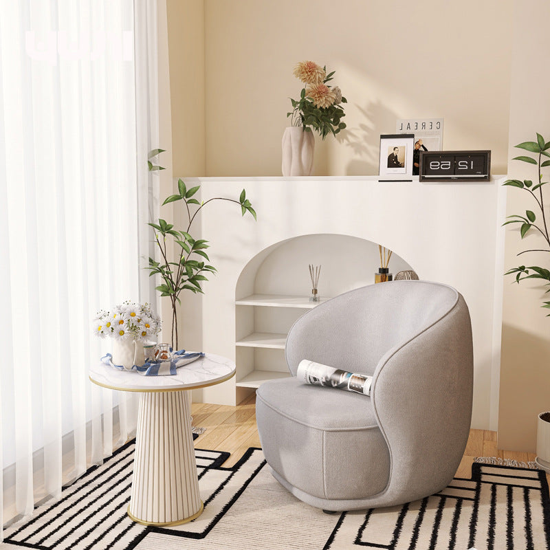 new living room single sofa - minimalist style for home, bedroom, balcony, and reception areas - creative lazy sofa for beauty salons