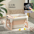 Kids bath bucket baby bath bucket baby bathtub foldable bath bucket for home sit-down bathtub swimming bucket