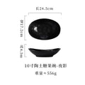 10inch clay candy bowl-night shadow