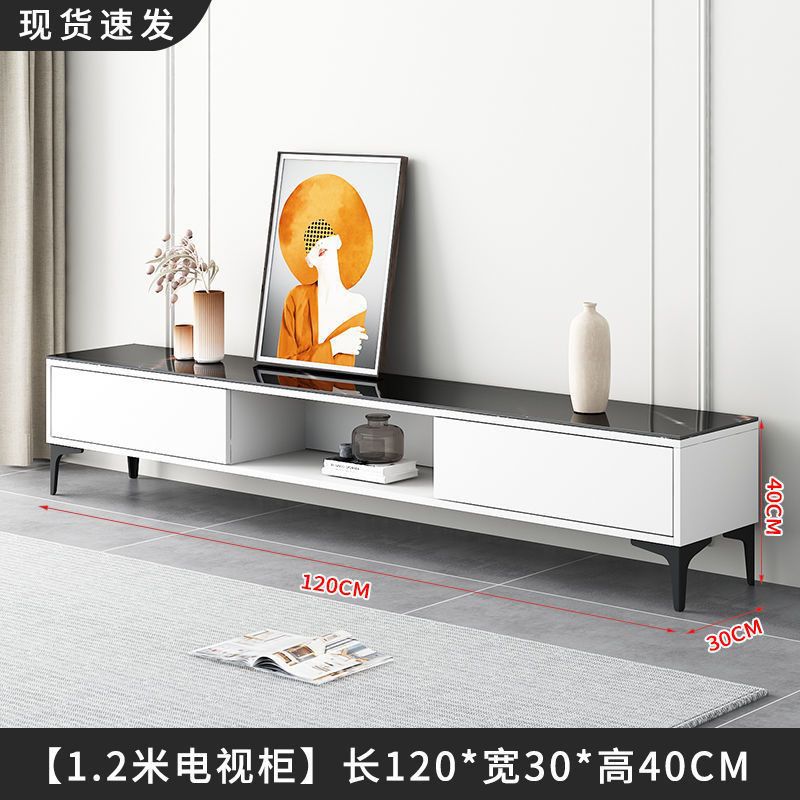 Tv cabinet living room 2025new arrival floor-standing for home storage cabinet all-in-one small apartment tv cabinet coffee table