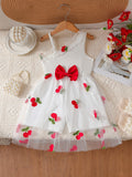 sweet new children's dress sundress holiday mesh tutu dress baby photo princess dress