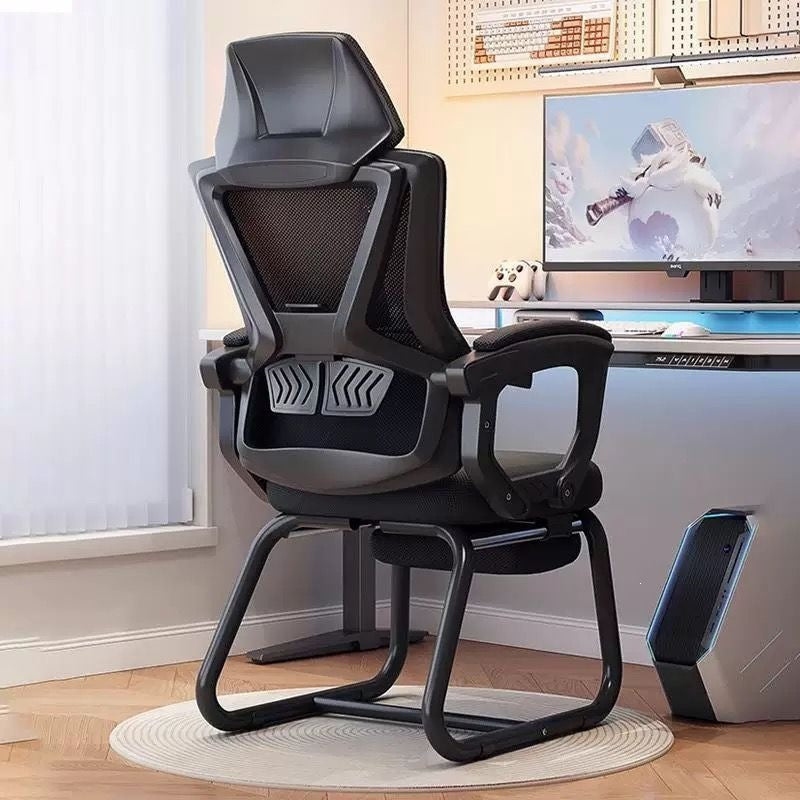 Ergonomic reclining gaming chair - comfortable backrest for extended use - computer chair, office chair, lazy sofa seat