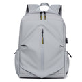 casual backpack, men's business commute laptop backpack, trendy travel student backpack with logo