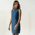 cross-border   fashion trend vest: versatile round neck sleeveless printed polka dot slim-fit sexy top