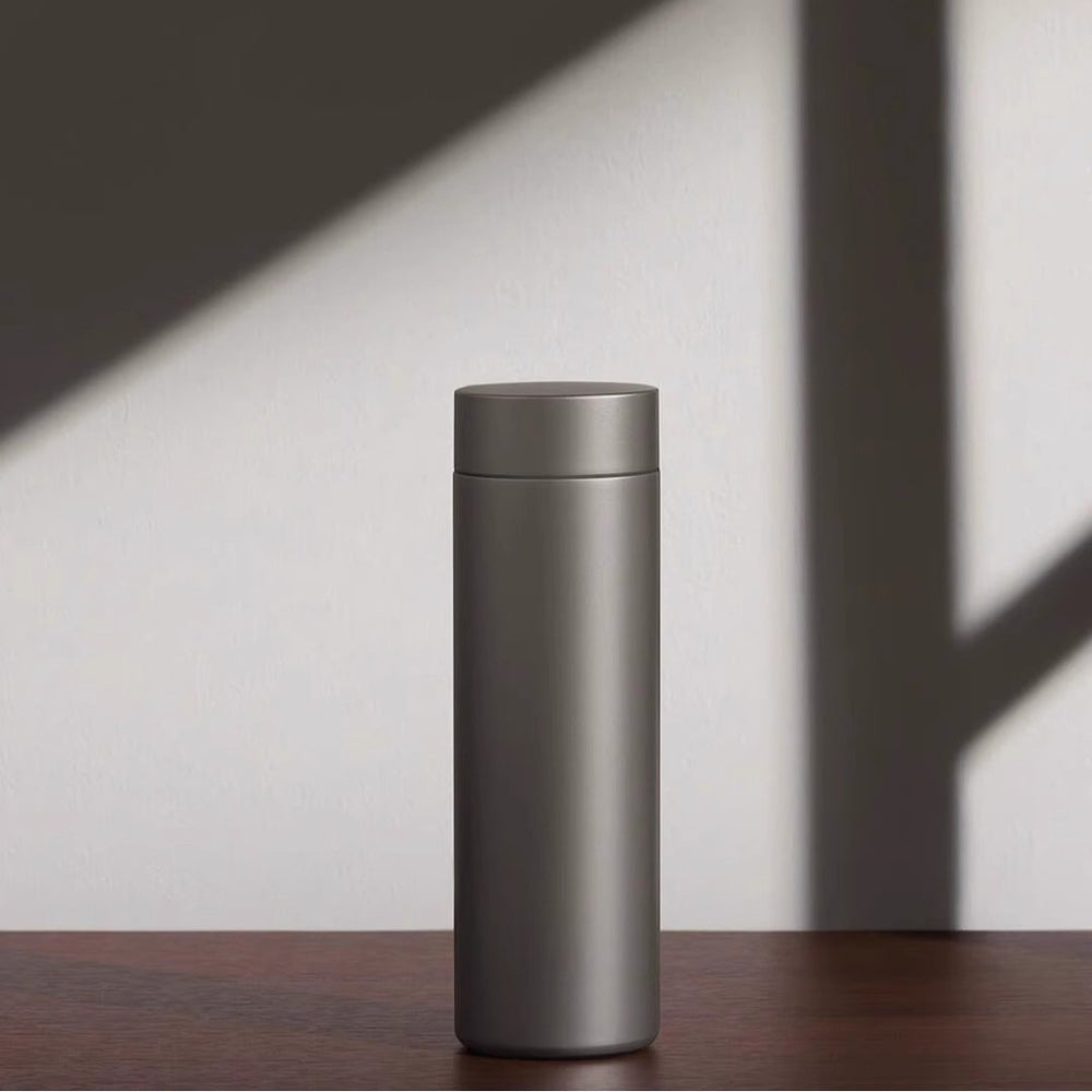 Pure titanium antibacterial thermos cup tea water separation cup portable tea cup travel cup car water cup high-end business gift cup