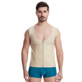 Men's thin pressurized waist and back clip anti-hump vest body shaping nylon tummy control corset body shaping tummy control shaping tight