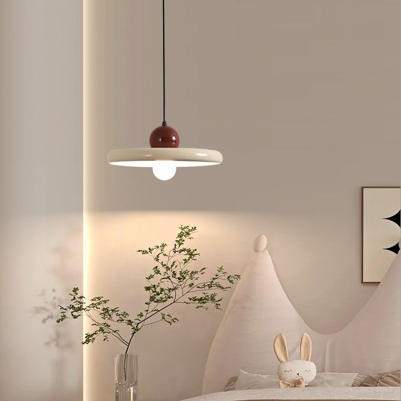 Casual single-head dining room chandelier living room scandinavian three-head dining table hanging wire lamp bedroom bedside led creative bar lamp