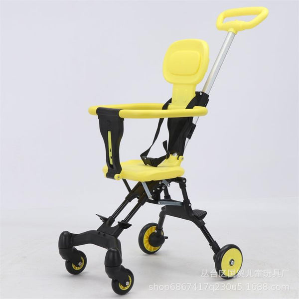 Baby stroller baby walking artifact, light travel, can be folded with one click, can go out in both directions, high landscape baby stroller