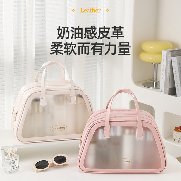 Swimming bag, wet and dry separation, toilet bag, waterproof cosmetic bag, storage bag pu thickened large-capacity beach bag, fitness bag.