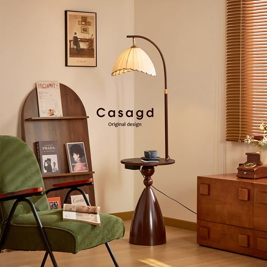 Wabi Stillwind Floor Lamp Living Room Sofa Bedroom Bedside Lamp Creative with Coffee Table Medieval Ambient Light Vertical Desk Lamp