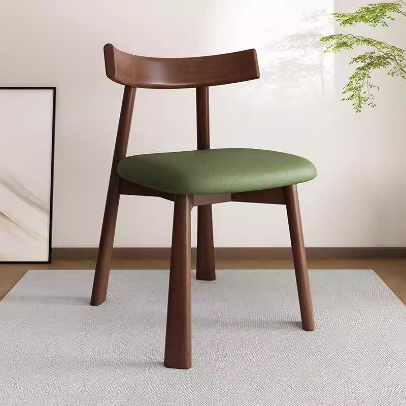 Scandinavian solid wood dining chair for home chinese ancient styleretro black chair ash wood dining table and chair italian normcore back chair