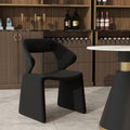 Milo sales office reception desk set - table and four chairs for consultations, modern style for photography studios, business hotels, and dining