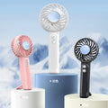 2025 new outdoor handheld fan - usb rechargeable, silent desktop fan for home use - mini fan for students on the go