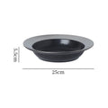 10inch black-silver edge