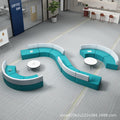 Office sofa irregular shape training institution patchwork sofa reception rest area business reception casual sofa sf-01