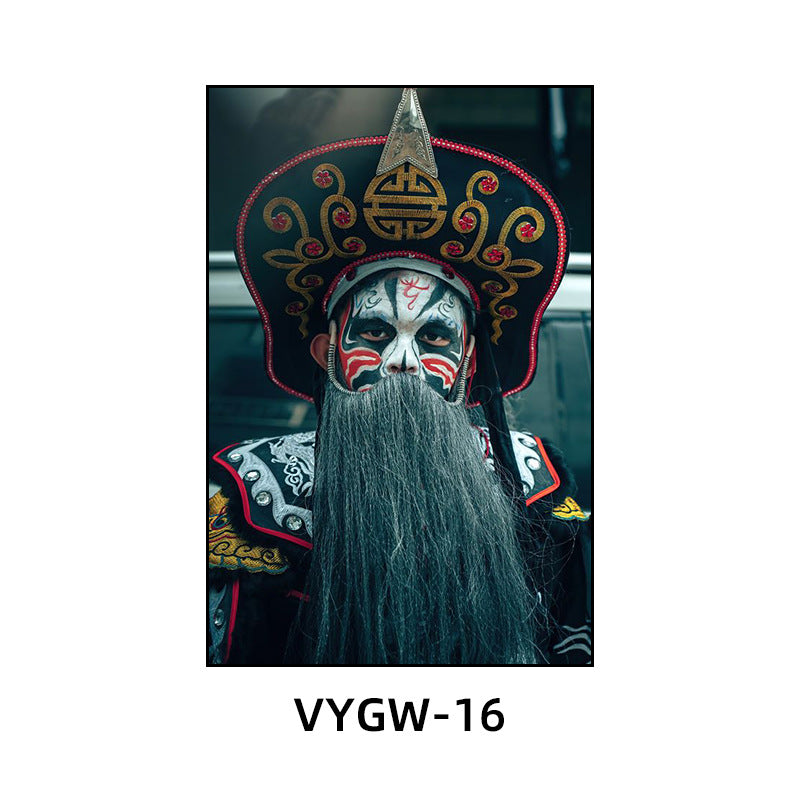 Chaoshan English song and dance decorative painting restaurant hotel box ethnic characteristics traditional culture hanging painting hot pot shop mural