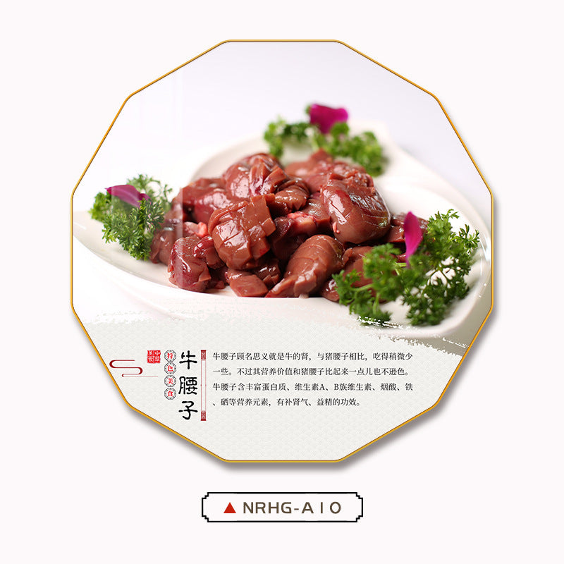 Chaoshan Beef Hot Pot Restaurant Decorative Painting Featured Restaurant Promotional Poster Wall Painting Hotel Food Stall Box Painting