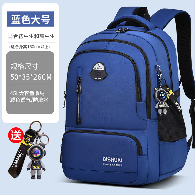 2026 new school backpack for middle and high school boys - extra large capacity, ergonomic, and lightweight