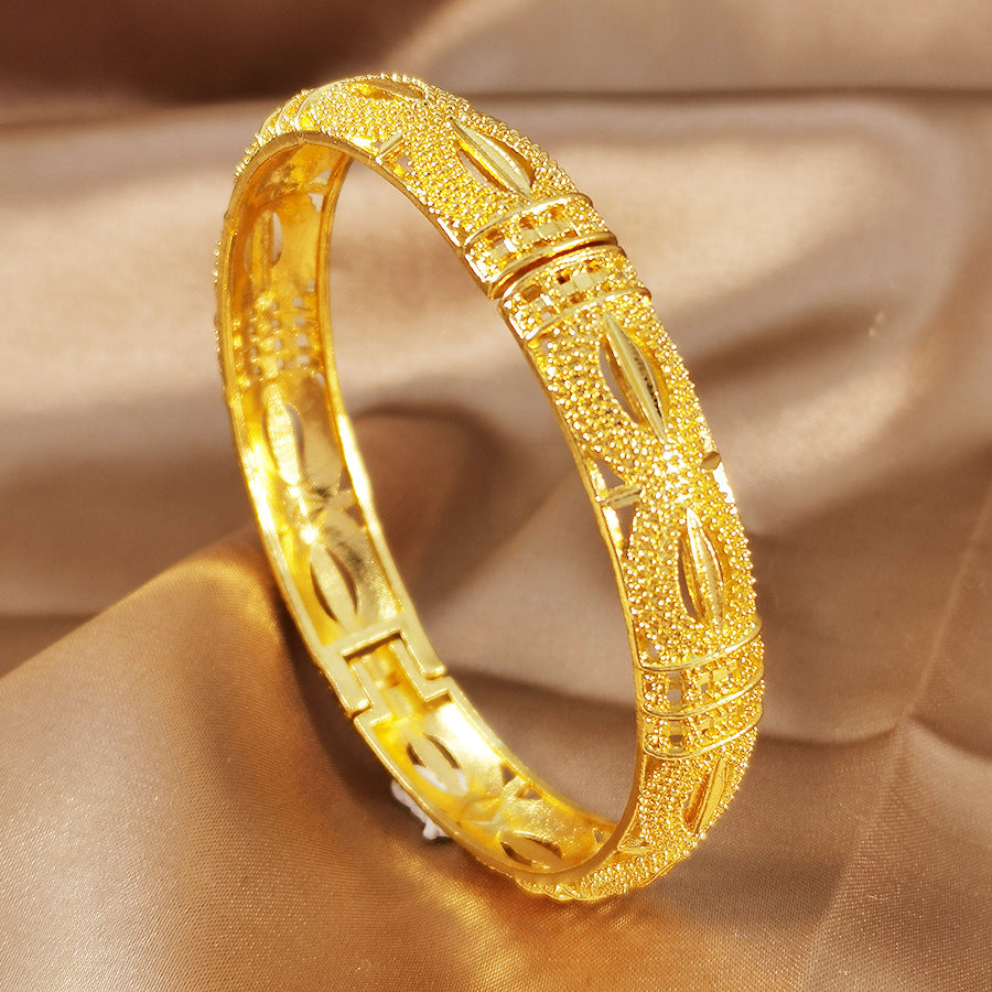 Middle eastern gold plated bangle arab jewelry wedding bridal jewelry african birthday gift