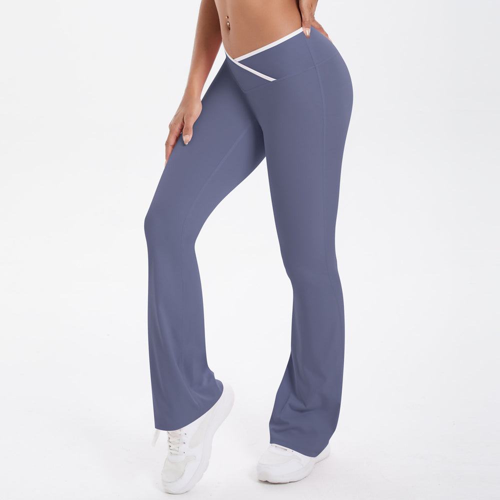 New arrival nude contrast colorpatchwork yoga clothes quick-drying tight butt lifting sports multi-piece set outdoor running fitness suit