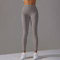 Big sale no embarrassing line high waist sports tights thickened thin velvet nude yoga pants hip lift leg lengthening fitness pants
