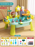 New summer water toys for kids: multifunctional water park with fishing pool, electric faucet, dishwasher, and magnetic features