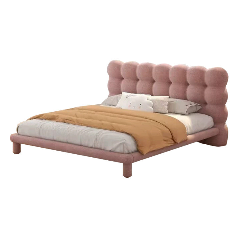 Bubble bed designer fabric bed princess girl room popular soft package french girl secondary bedroom kids bed