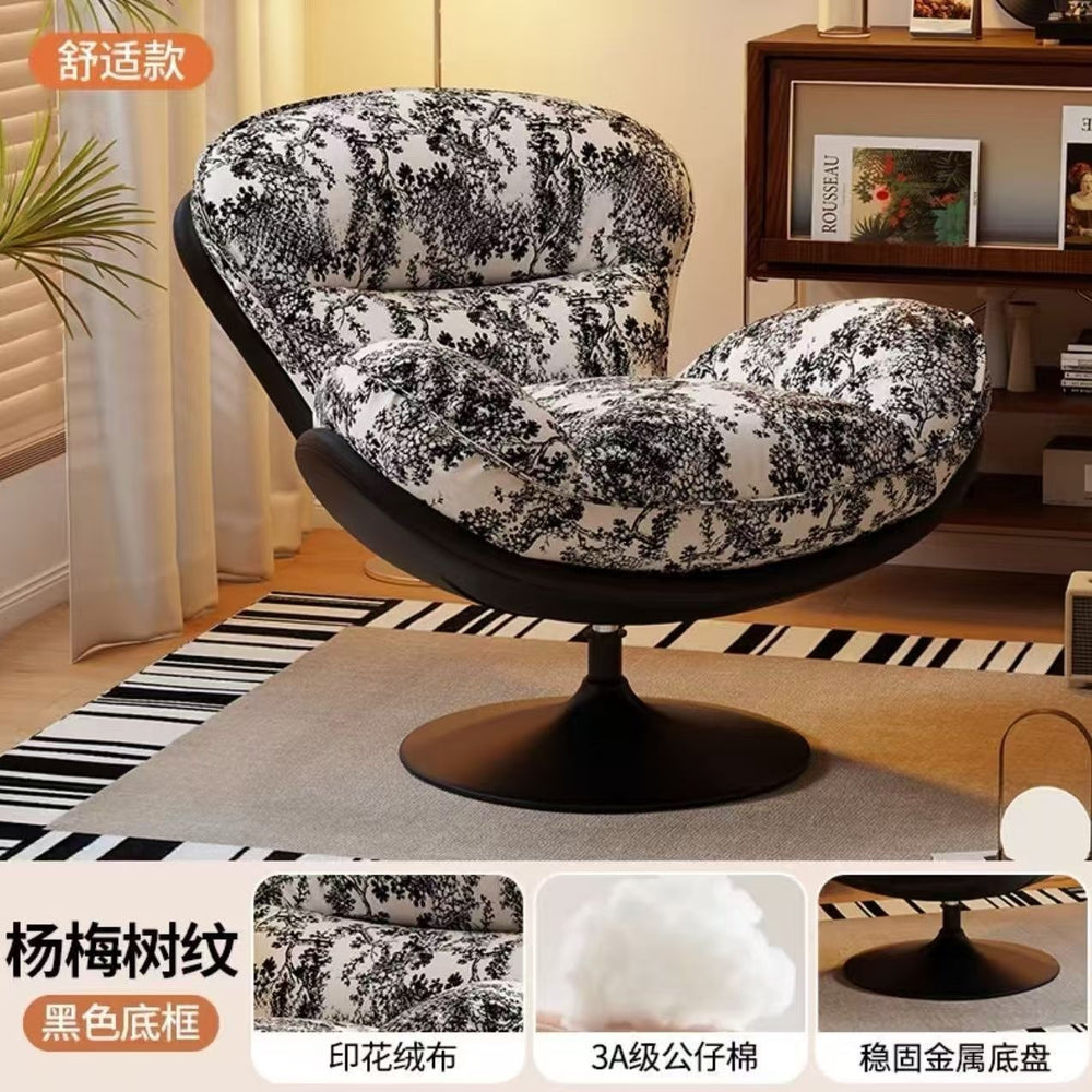 Single sofa chair casual modern living room balcony bedroom normcorerotate lazy sofa casualrotate lounge chair