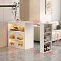 Living room partition telescopic bar table cream style popular entrance light luxury slate sideboard small apartment folding bar