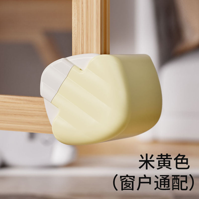 4d all-inclusive broken bridge aluminum anti-collision corner window corner protector silicone edge corner inner opening window magnetic corner anti-collision sharp corner protective cover