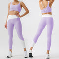 Eco-friendly fabric yoga tank top & shorts set - outdoor sports, butt-lifting, barely-there feel, shockproof fitness apparel, customizable, breathable