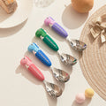 New creative cartoon dinosaur soft-handled children's coin-shaped spoon, cute style stainless steel spoon, student tableware wholesale