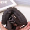 Vancahao boys' black ankle boots - new korean style for winter  - girls' casual boots - trendy cotton shoes for mid-to-large children