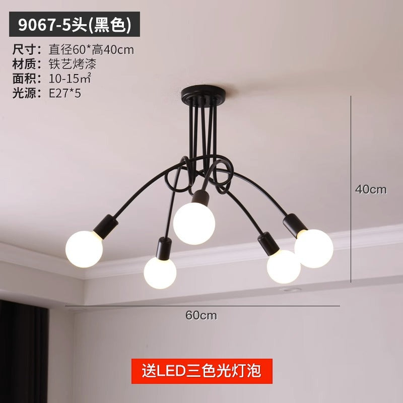 export european style living room chandelier post-modern casual three-head dining room master bedroom for home high-end scandinavian lamps