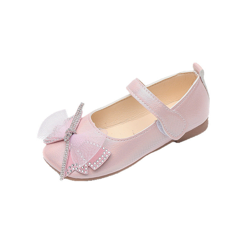 summer new girls' princess shoes - stylish soft sole cute bowknot kids' single shoes for little girls and babies