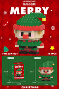 Compatible with lego christmas building blocks santa claus kids educational toys christmas tree gifts