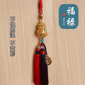 Car pendant car pendant retrocut out gourd car interior decoration car hanging ping an double tassel chinese style pendant