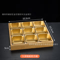 Nine grids + square box [gold]