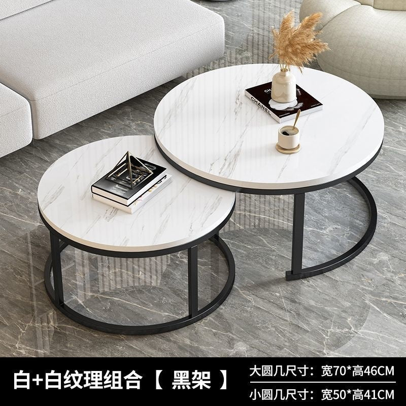Coffee table accessible luxurycasual modern living room for home small apartment scandinavian sofa side table retractable round tea table metal