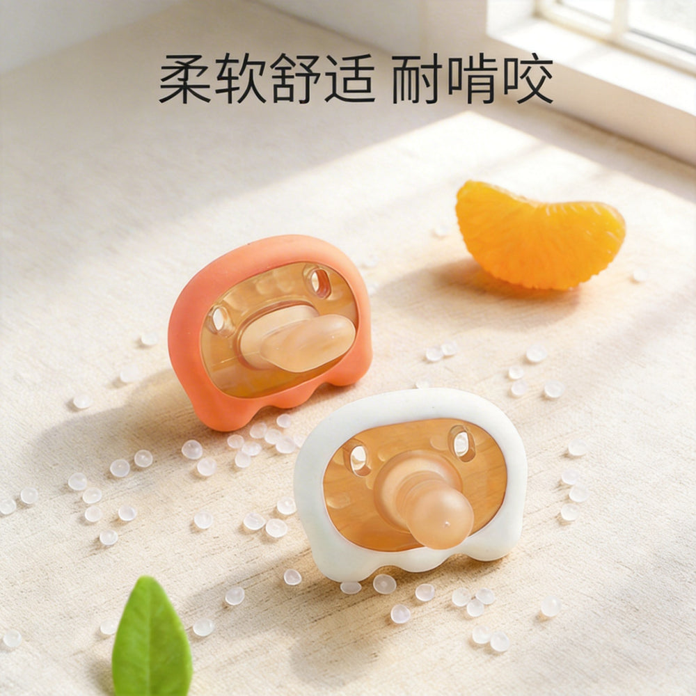 Baby pacifier, ultra-soft silicone, newborn sleep aid, 0-24 months, anti-colic, day and night use, baby soothing essential