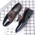 2024 new men's leather dress shoes - business formal, plus size, slip-on, trendy casual, korean style, versatile, british fashion