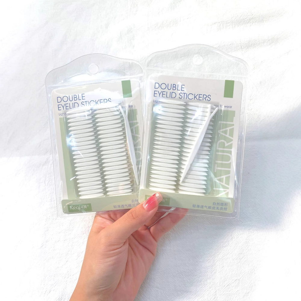 Colorful fenling double eyelid patch transparent pointed double-sided invisible waterproof sweat-proof traceless beauty patch wholesale ultra-thin