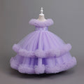 Fashionexportnew arrivalgirl princess dress stage performance baby girl birthday puff cake skirt kids dress