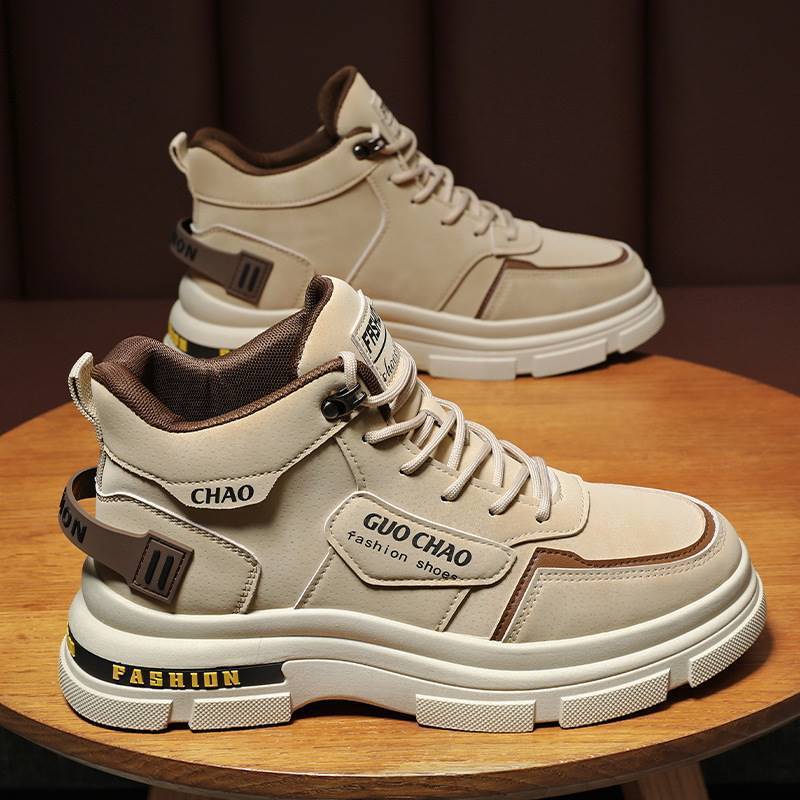 Men's work safety shoes - spring collection: anti-slip, wear-resistant, waterproof, athletic, outdoor, hiking, workwear, and trendy martin boots for construction sites